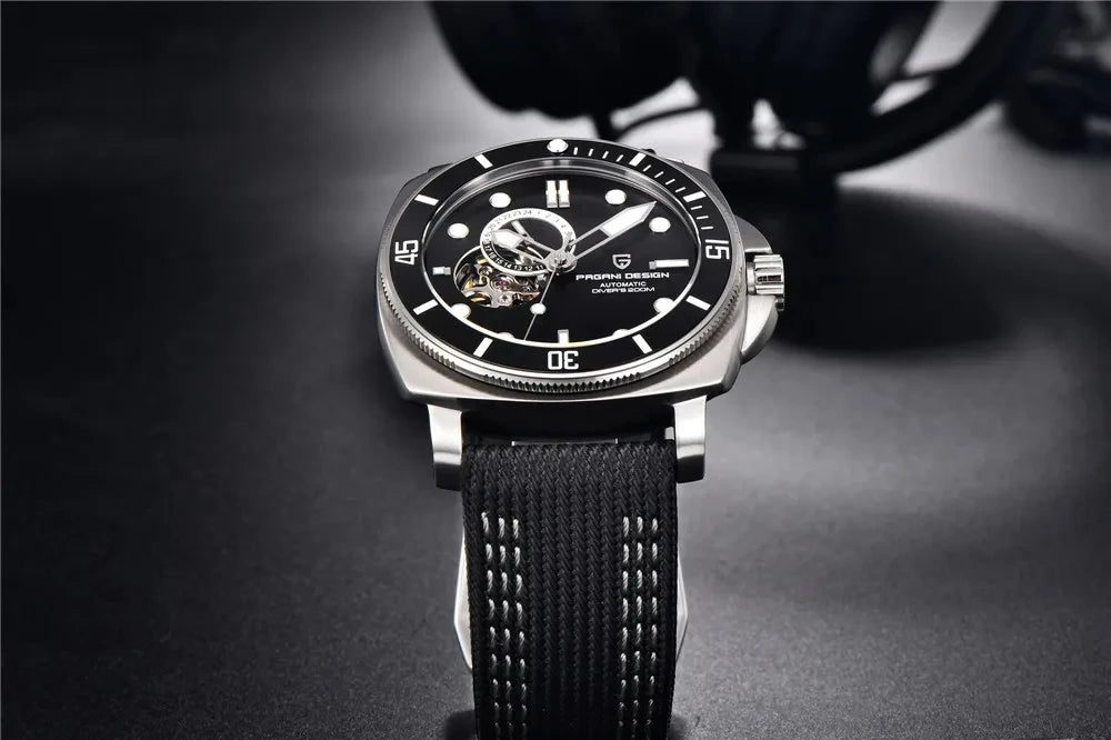 Chronograph Black Silver PD-1736