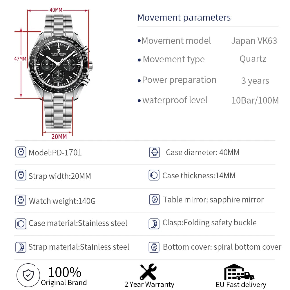 Moon Watch Ice PD-1701